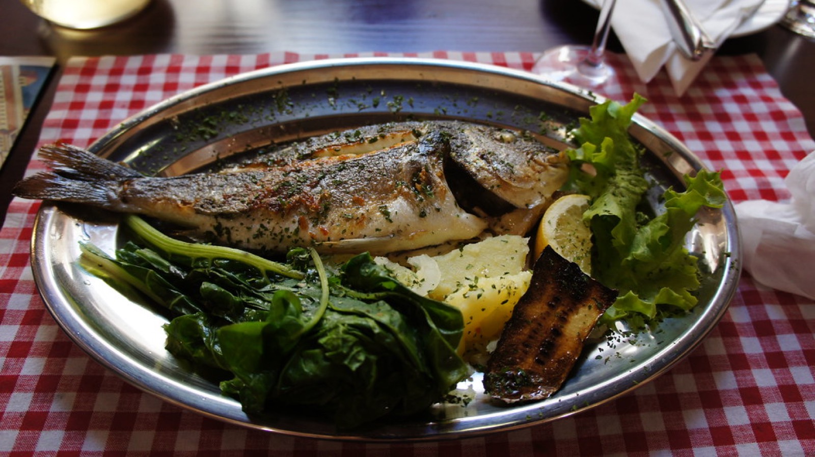 Fresh seafood
